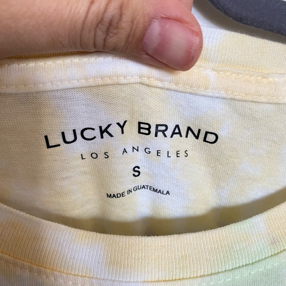 LUCKY BRAND womans graphic T-short sleeve tie dye size small NWT - Picture 8 of 11